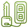 Car key and remote illustration